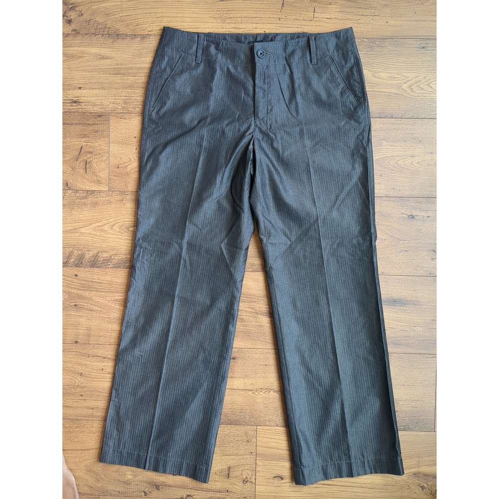 NWT Banana Republic Womens Sz 14 Wide Leg Herringbone Dress Pants